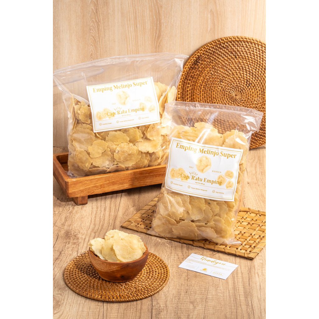 

Emping Melinjo Mentah Asli Banten Gurih Renyah – 500gr / 1kg