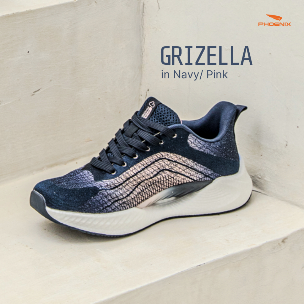 PHOENIX - Sepatu Walking Wanita - Grizella | Sepatu Jalan-jalan Dewasa Empuk, Ringan dan Bouncy untu