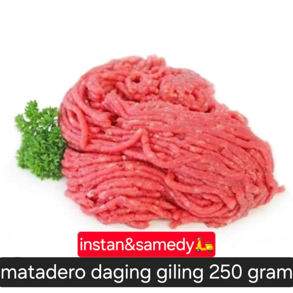 

Daging /sapi Giling 250gram / matadero
