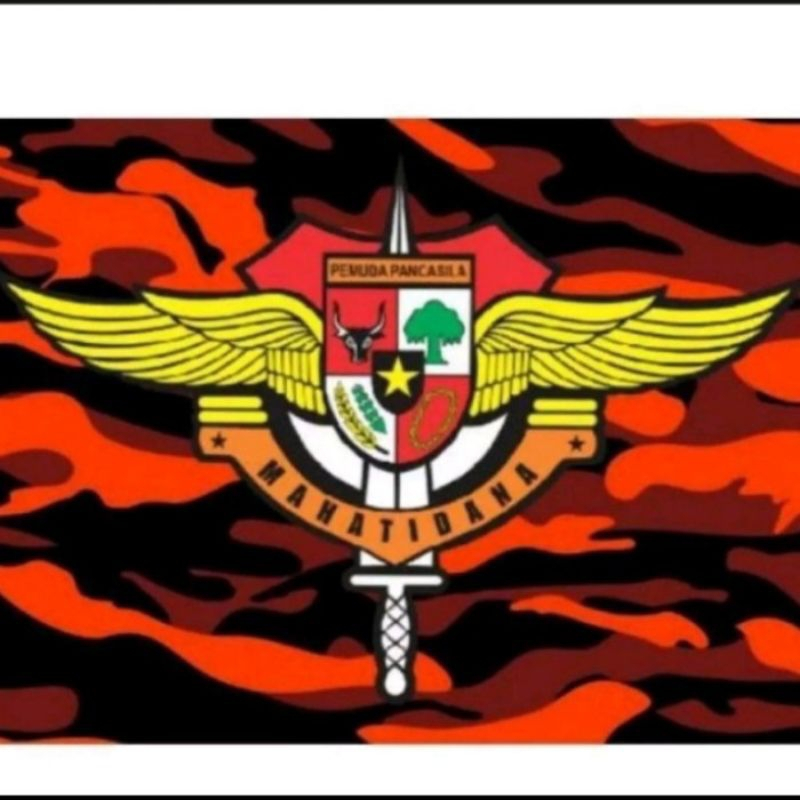 

Stiker pemuda pancasila 7x5cm/stiker pp/stiker ormas