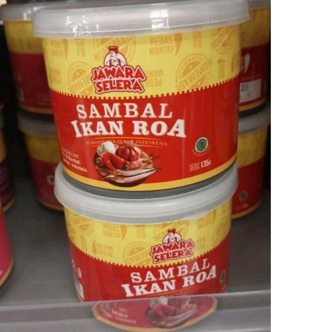 

Jawara Selera Sambal Ikan Roa 135 gr