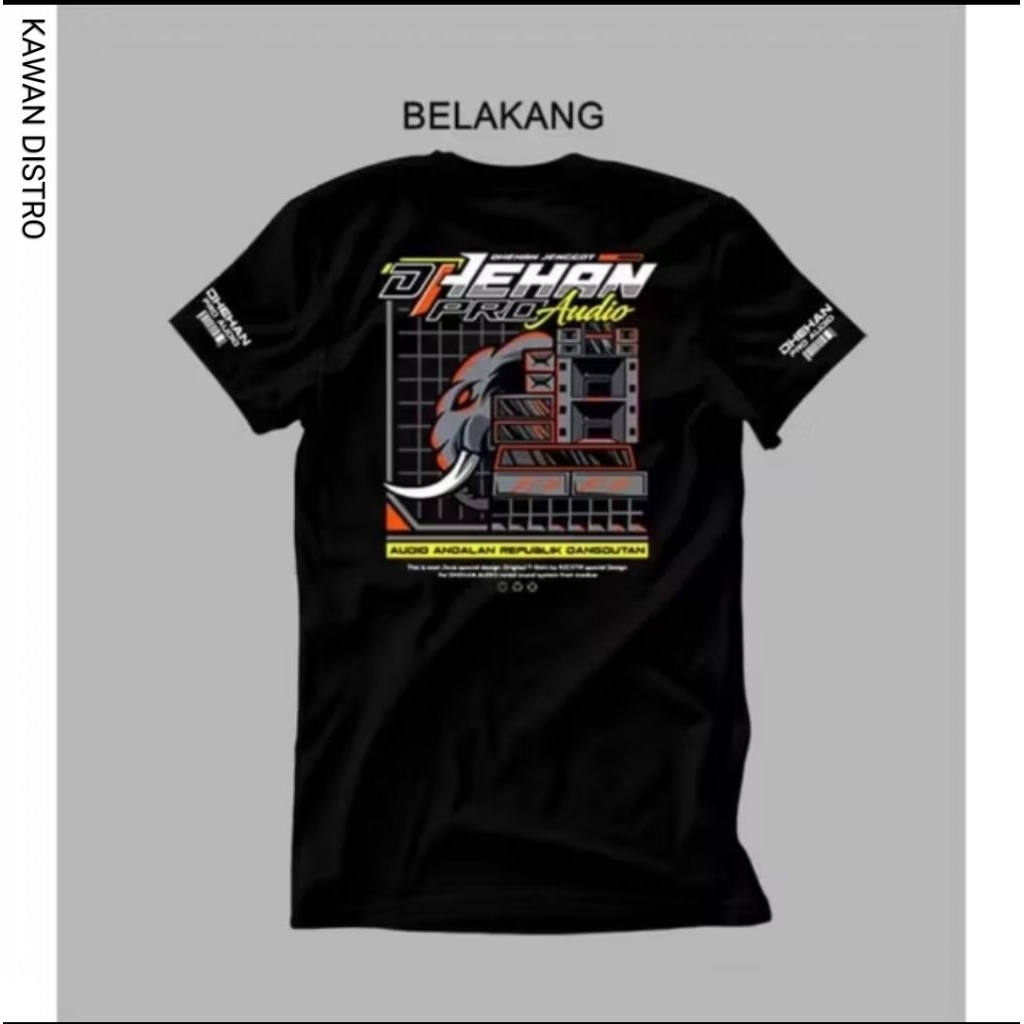 Kaos Dhehan Pro Audio / T-shirt Baju Distro Pria Wanita Cotton Combed 24s