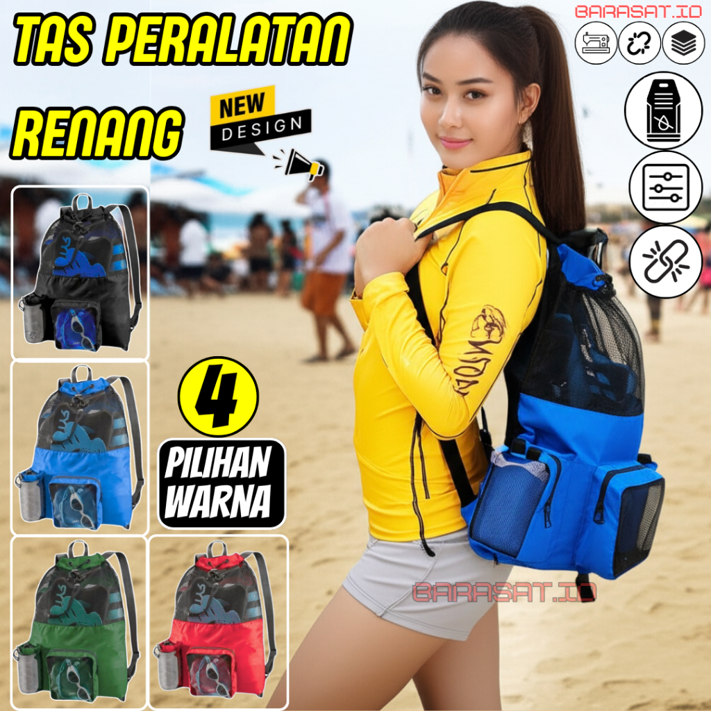 Tas Serut Cantik Awet + Simple Banget tas renang anak perempuan