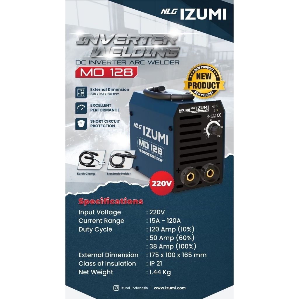 MESIN LAS IZUMI MO120 450watt