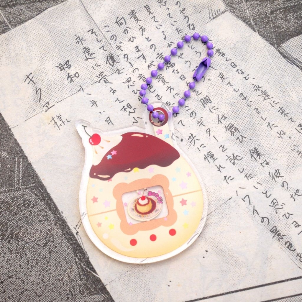 Gantungan kunci Tamagotchi arkrilik, Bag charm, Gantungan kunci, Tamagotchi character, aksesori tas 
