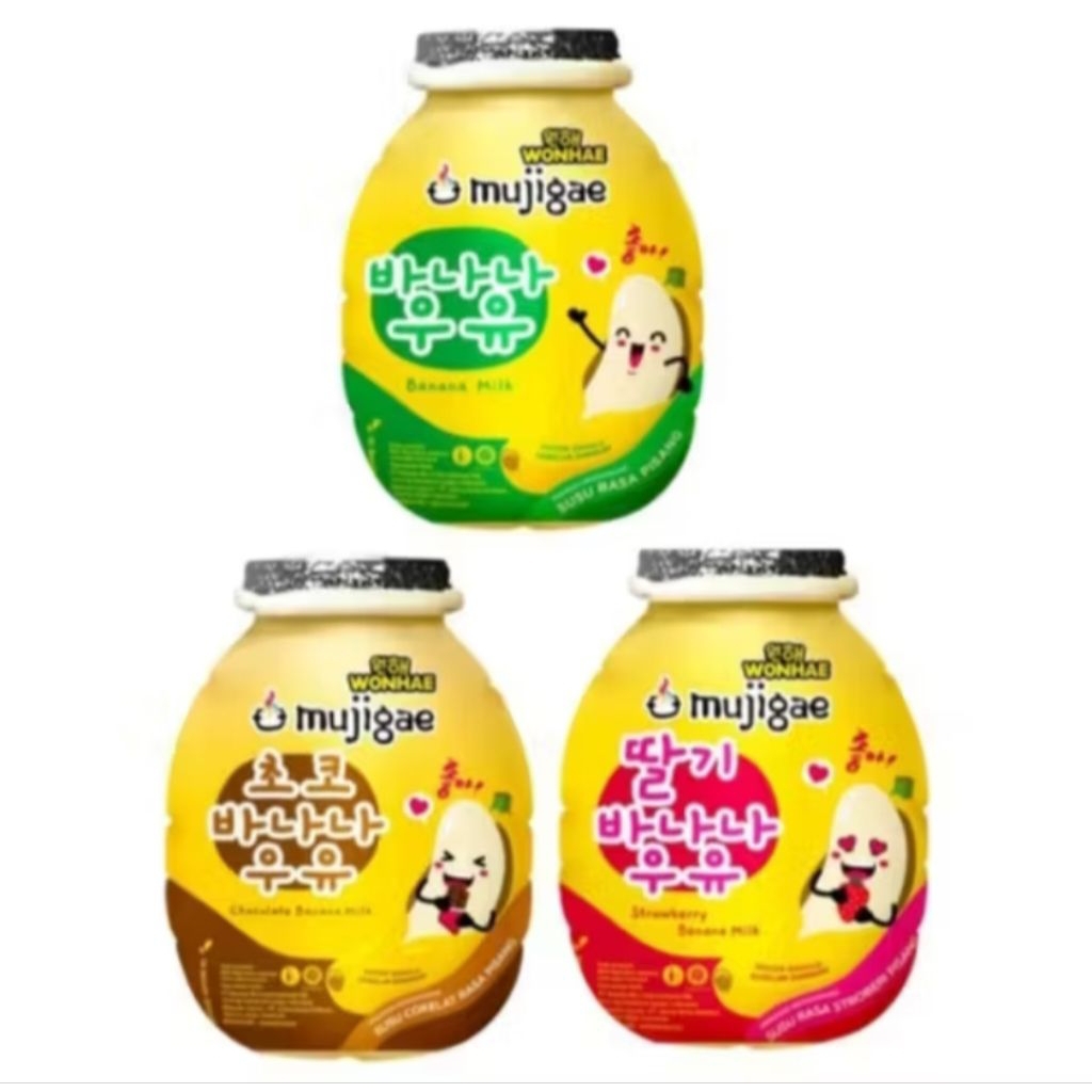 

Mujigae Banana Milk 250Ml. Termurah!!!!