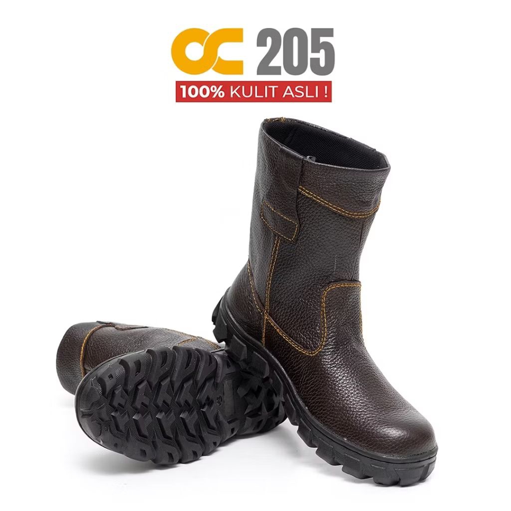Sepatu Safety Kulit Asli Odon Cibaduyut,Oc 205