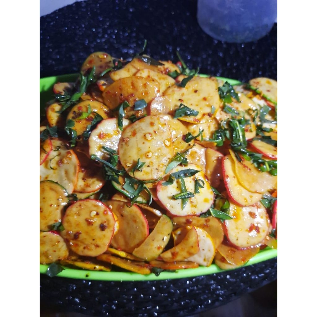 

sebring/krupuk seblak bantet/krupuk udang bantet pedas daun jeruk