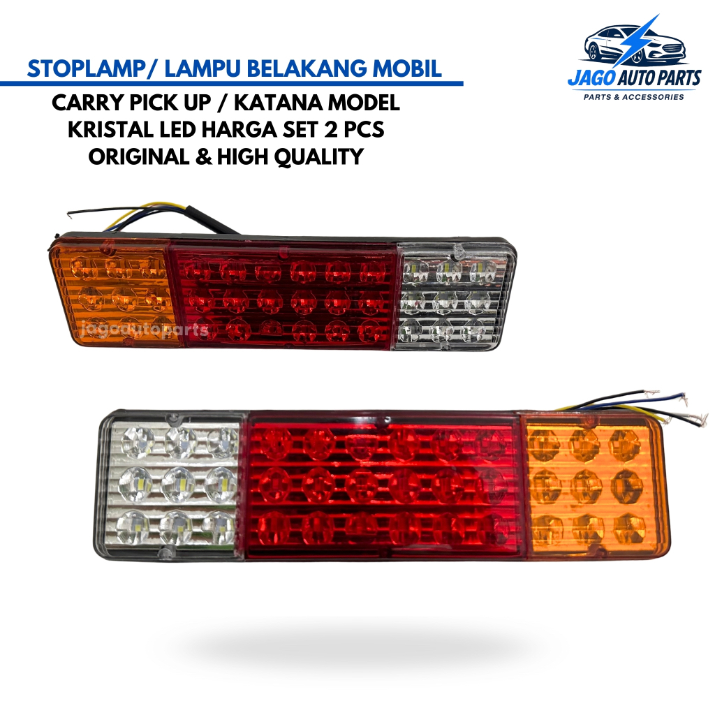 Stoplamp Lampu Rem LED Kristal Mobil Suzuki Carry Pick Up / Katana HARGA SET 2PCS Original High Qual