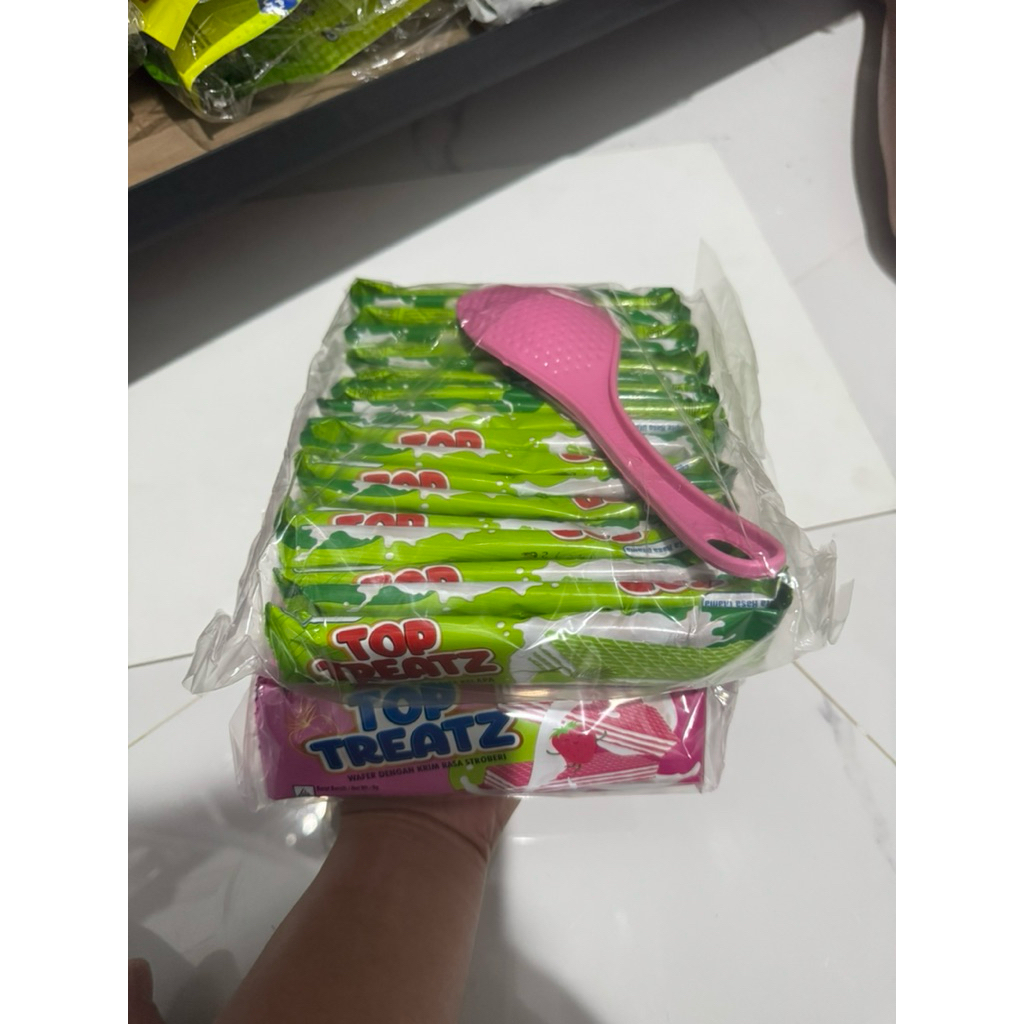 

Wafer Top Treatz Free centong langsung ! Harga per 20 pcs