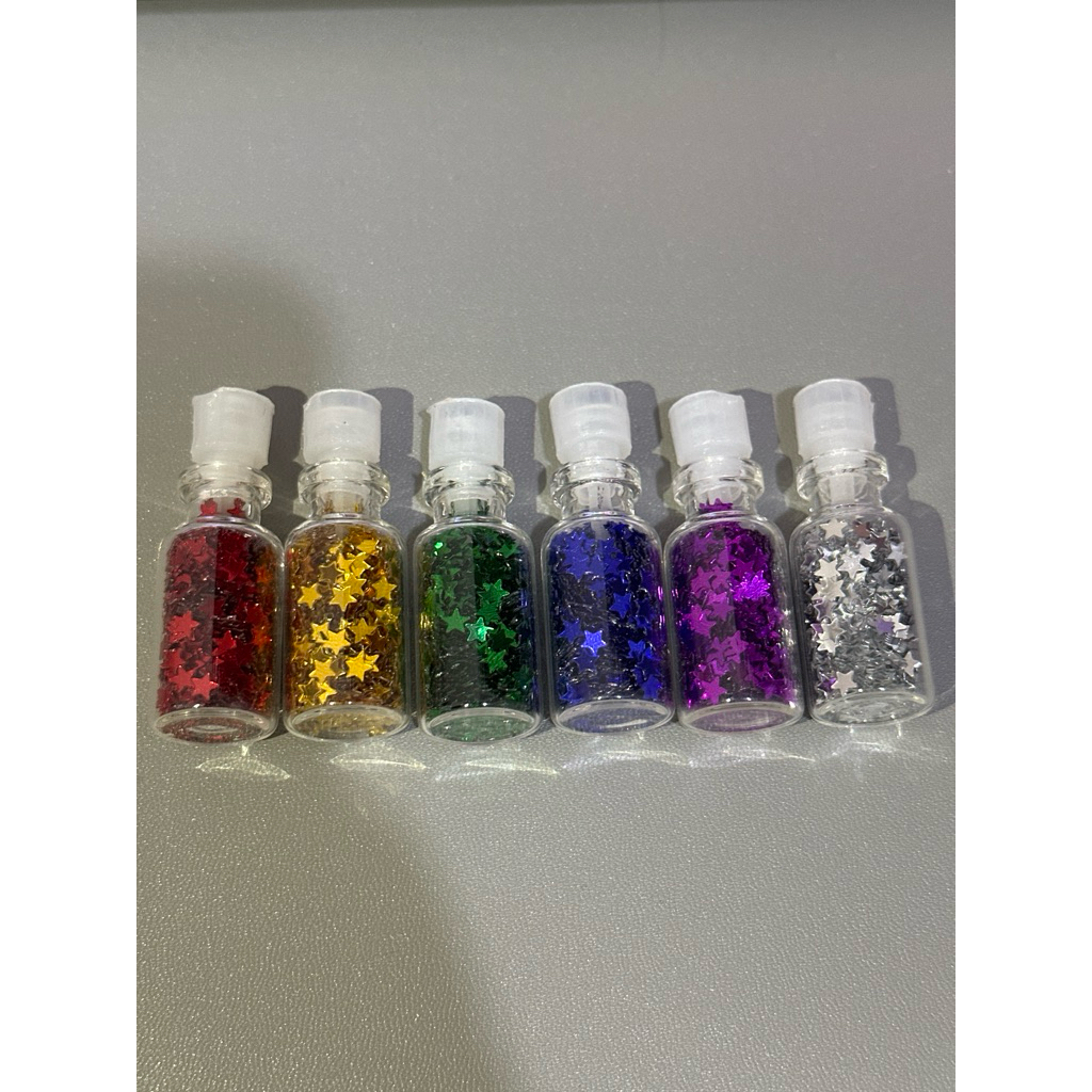 

[TAKE ALL] serbuk glitter bubuk glitter payet motif bintang