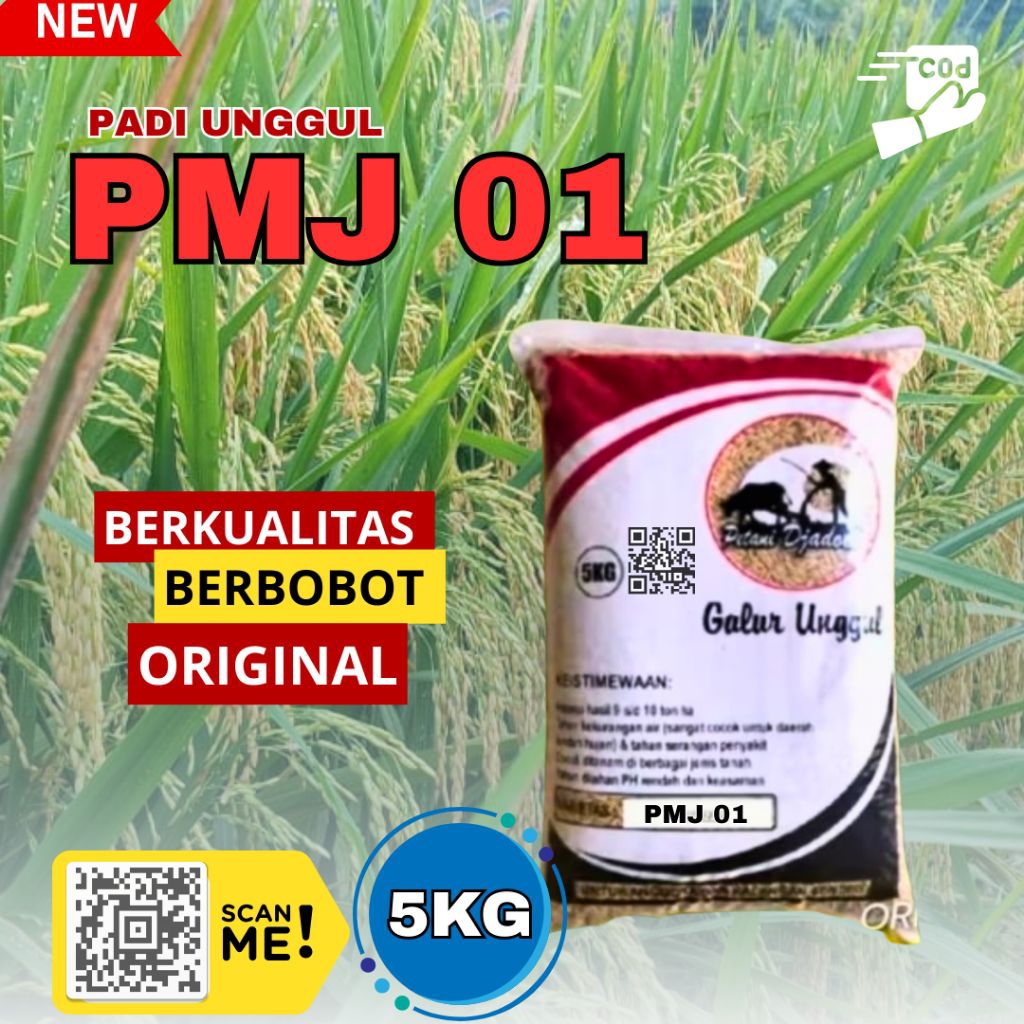benih padi pmj 01 kemasan 5kg