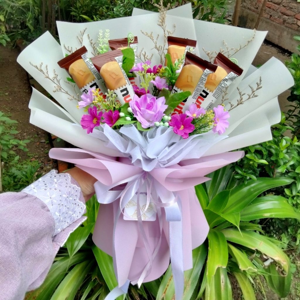 

Nutella bouquet / buket snack / bucket jajan / snack bouquet