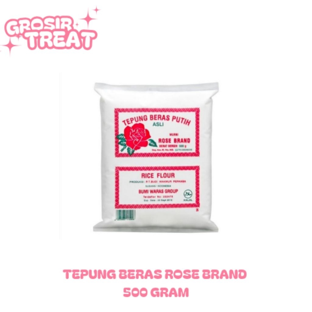 

ROSE BRAND Tepung Beras Putih 500 gram