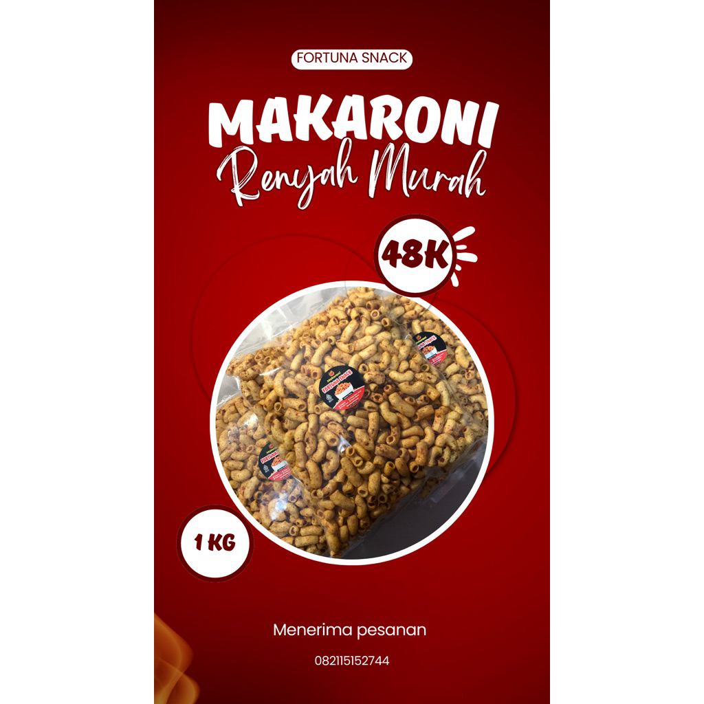 

Fortunasnack.id Makaroni Bantet Renyah Murah Viral