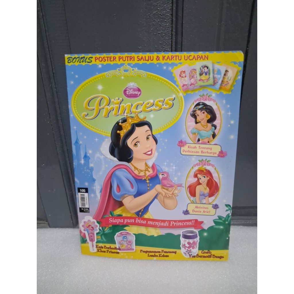 Buku cerita disney princes (preloved)