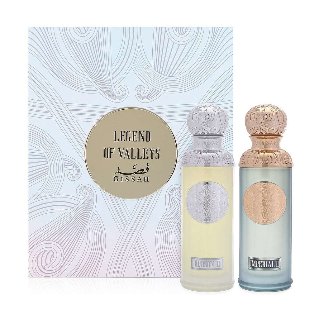 GISSAH LEGEND OF THE VALLEY SET/ GISSAH VALLEY SET / GISSAH HUDSON II 90ML / GISSAH IMPERIAL VALLEY 