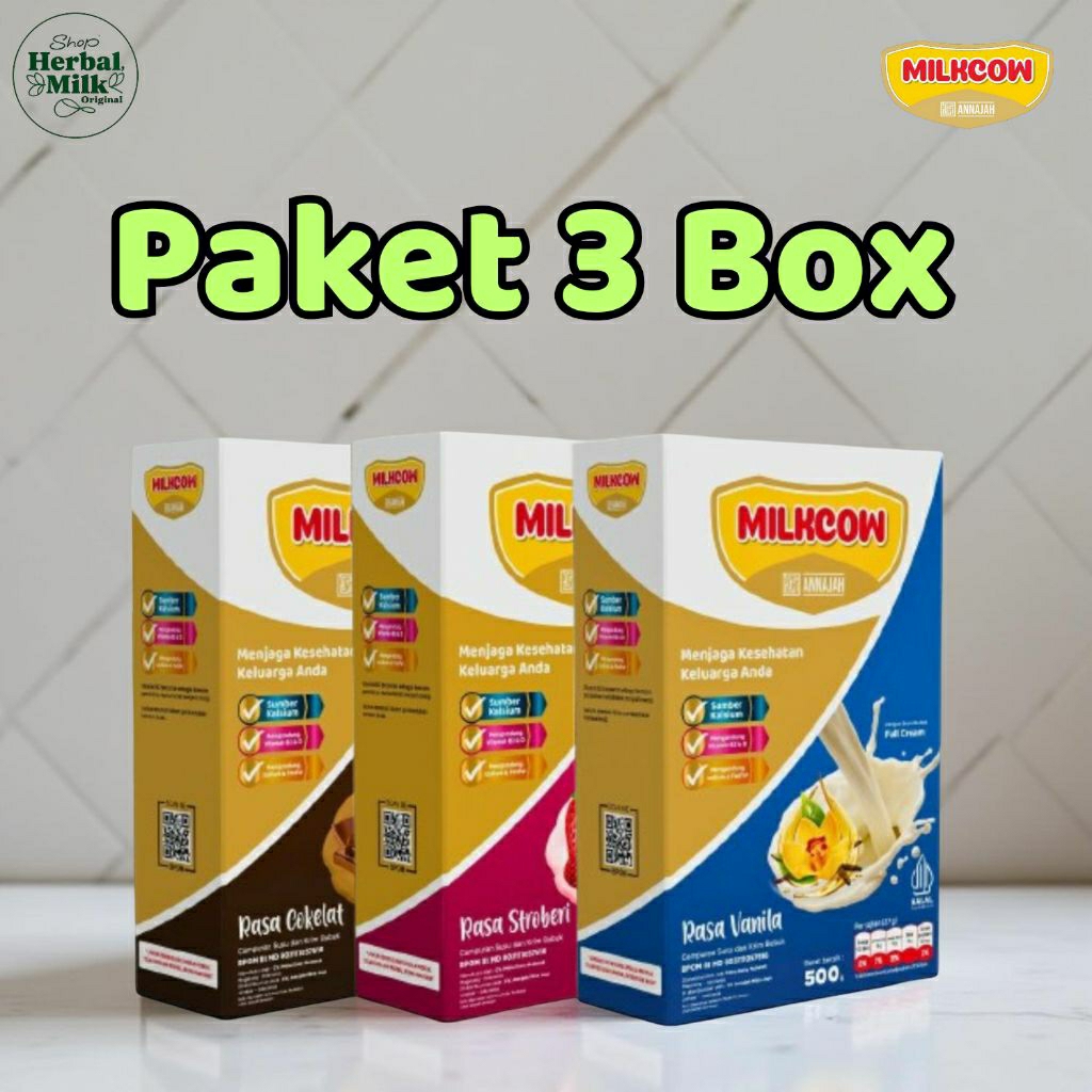

Milkcow PAKET 3 Susu Gemuk Anak Susu Penggemuk Penambah Nafsu Makan