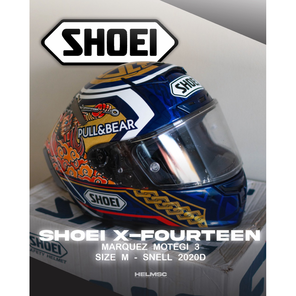 SHOEI X14 Marquez Motegi 3