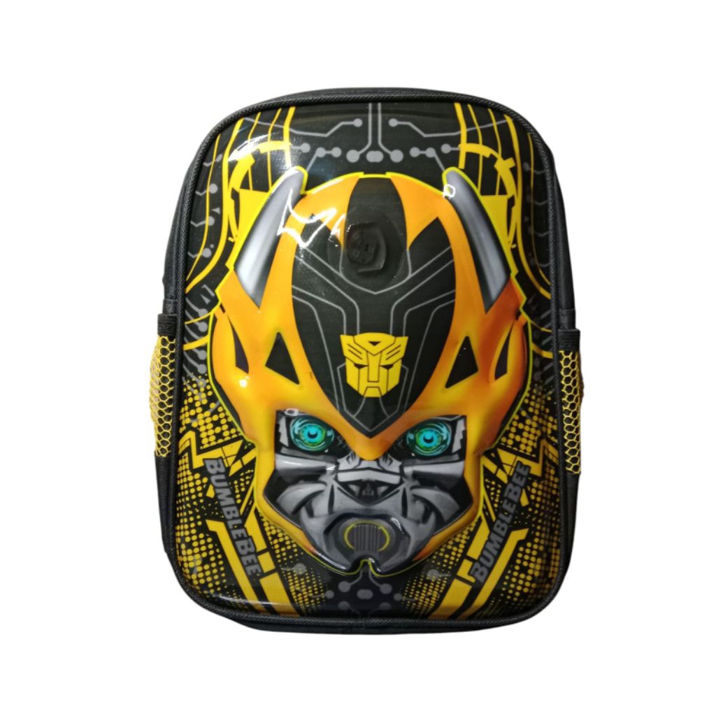 Tas anak karakterk bumblebee 3d ransel sekolah paud dan TK
