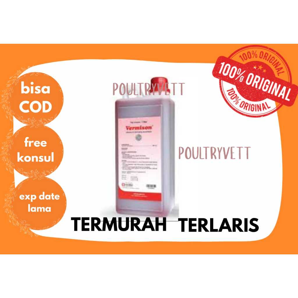 (OBAT CACING AYAM) VERMIXON 1 LITER MEDION |