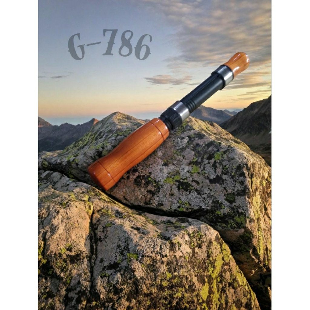 Gagang Joran Custom Kayu Mahoni panjang+reelseat ±23cm