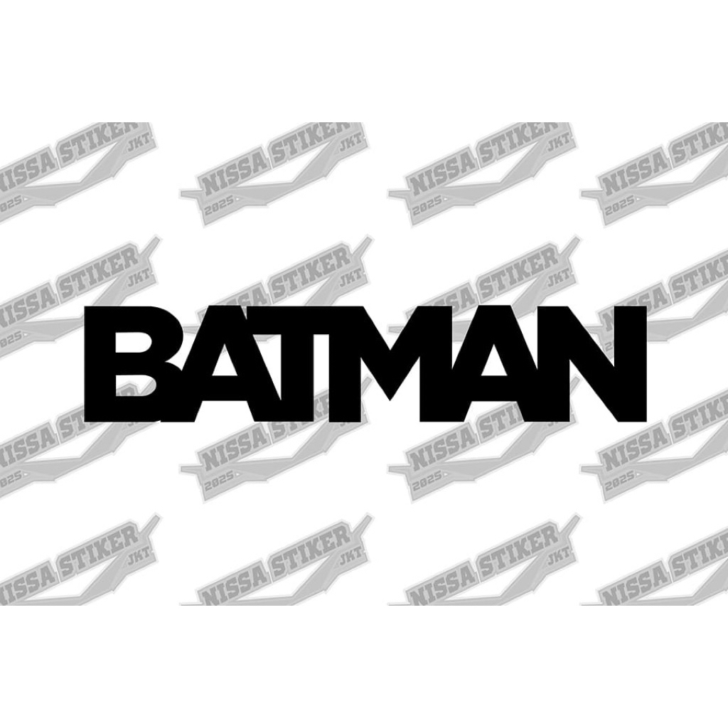

Stiker cutting tulisan Batman stiker murah berkualitas
