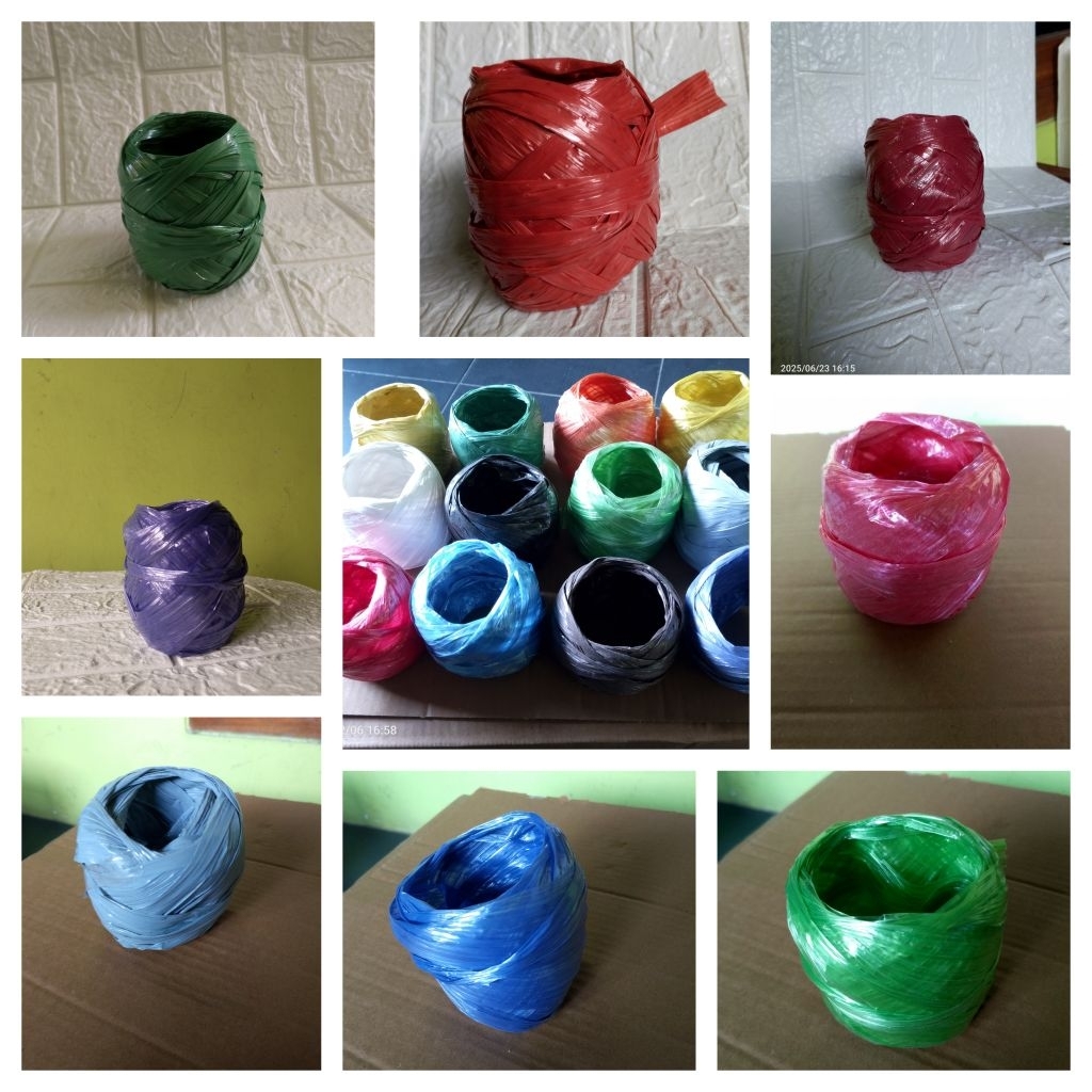 

TALI RAFIA WARNA WARNI GULUNGAN KECIL