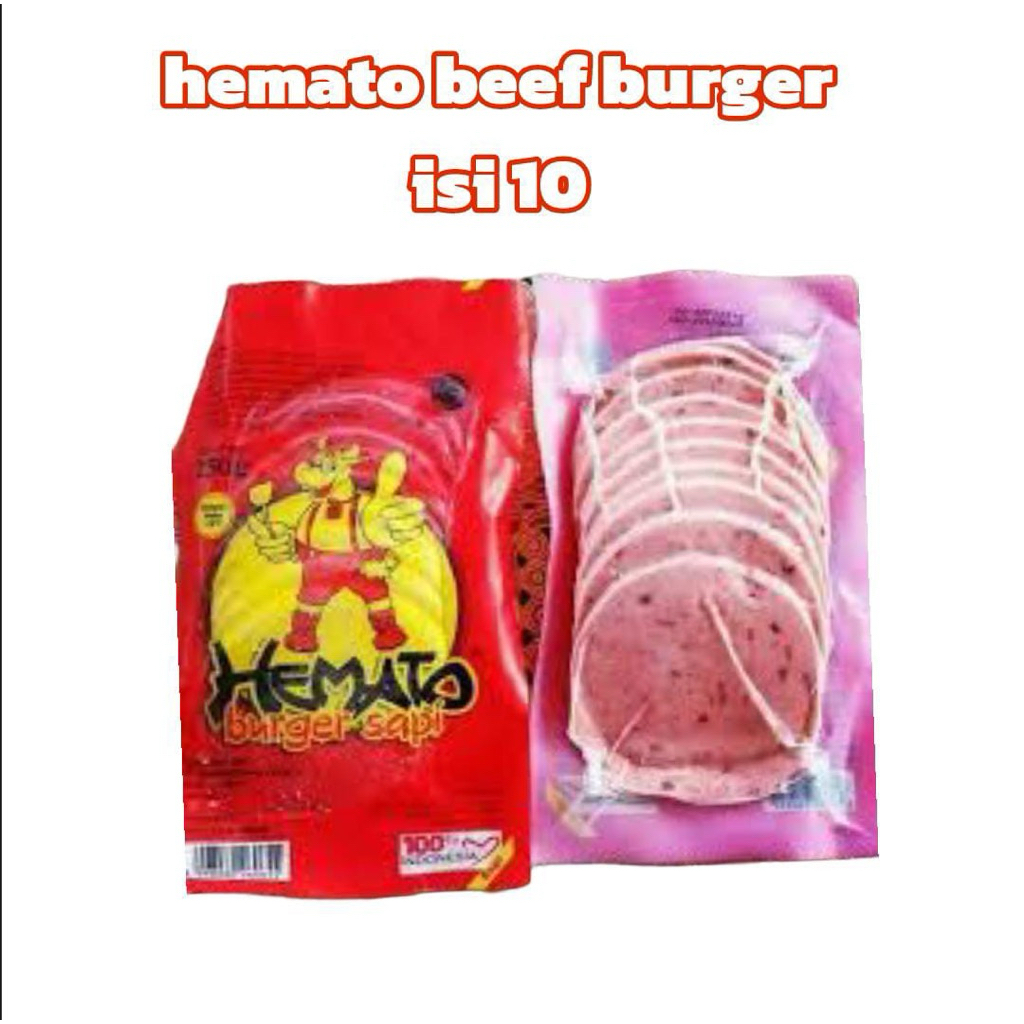 

Hemato beef burger isi 10