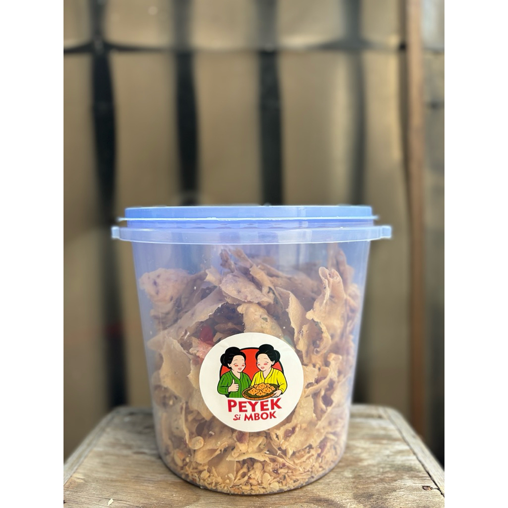 

Peyek Si Mbok // peyek kacang uk.620gr rempeyek gurih