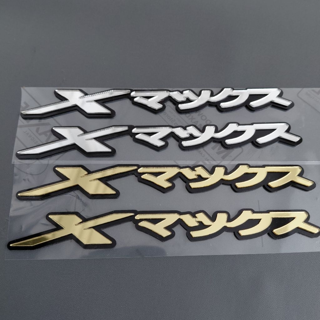 yamaha Xmax arilik logo Yamaha Xmax Japan acrylic lembagung sepasang