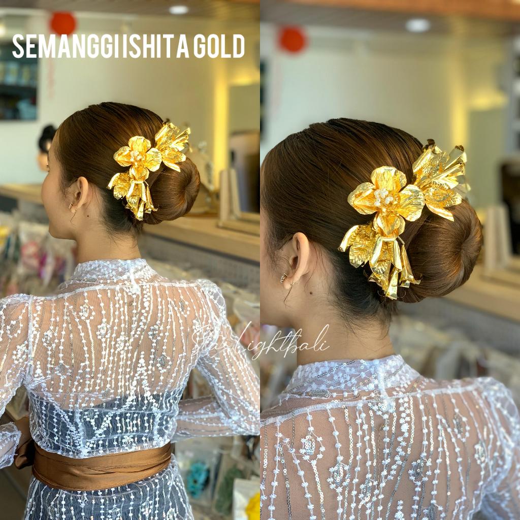 STARLIGHT BALI - Semanggi Ishita / Semanggi Gold / Aksesoris Rambut / Semanggi Bali / Aksesoris Bali