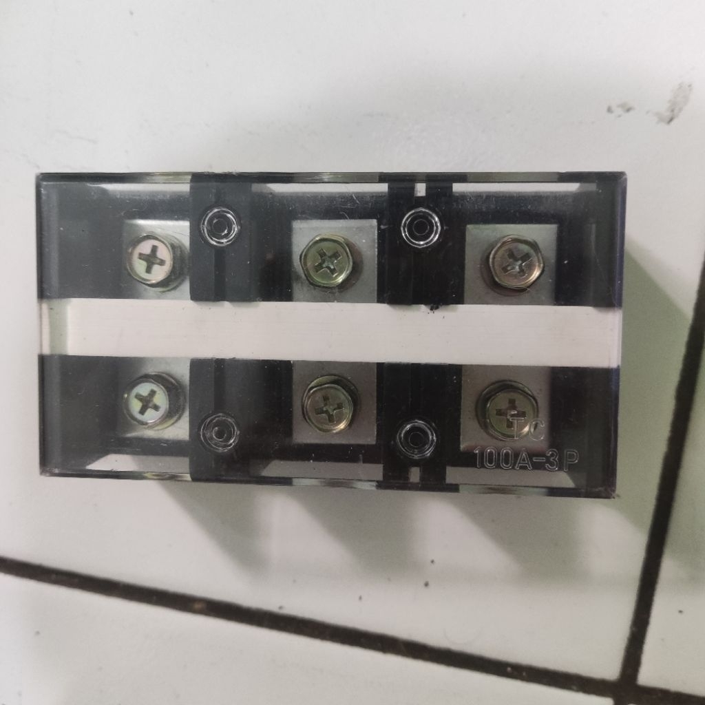 terminal 100A 3P terminal panel listrik 1 phase