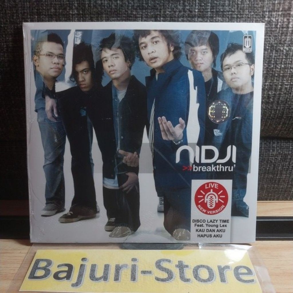 CD "NIDJI"/Album "Breakthru"/Segel/Sealed/Original