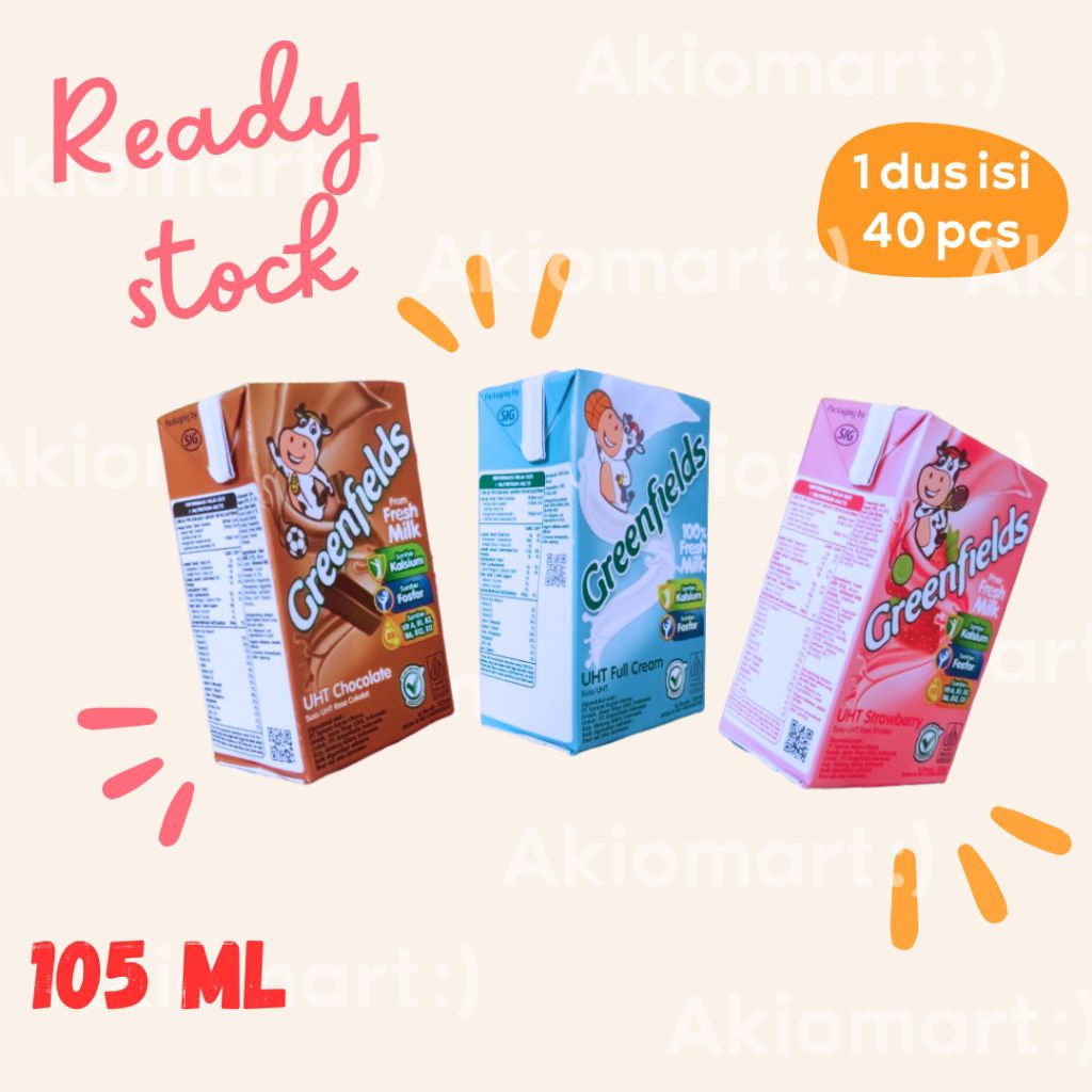 

Susu Greenfields 105ml Susu UHT Greenfields 105ml 1 dus/carton