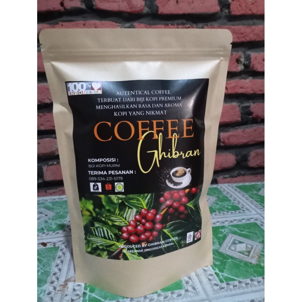 

Biji/bubuk kopi asli tanpa campuran asli Ngarenak 500gr by Ghibran Coffee
