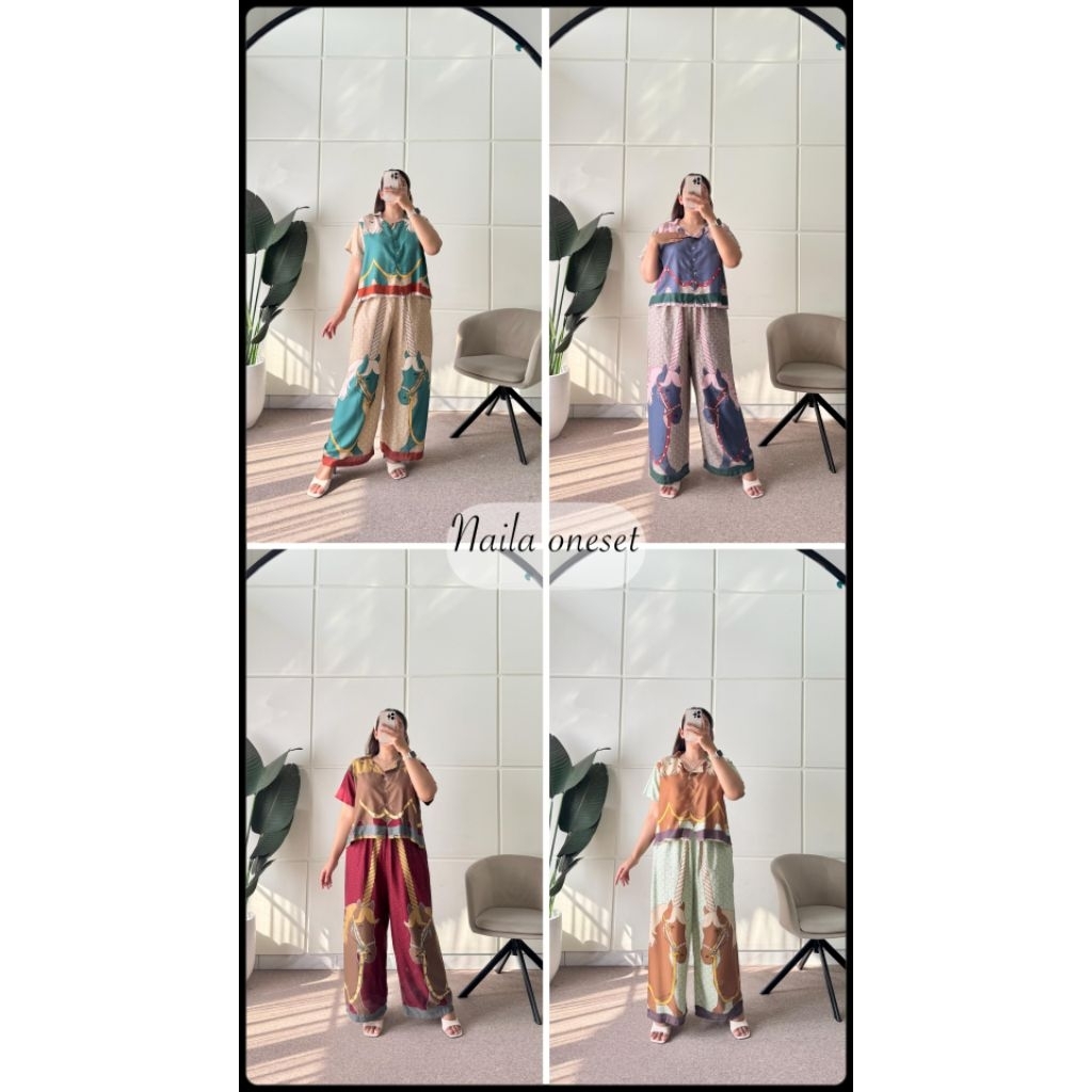 NAILA SET KULOT ORY ANNISA FASHION/ONE SET ANDIN/ONE SET BOTEGA ANNISA FASHION/SETELAN CELANA WANITA