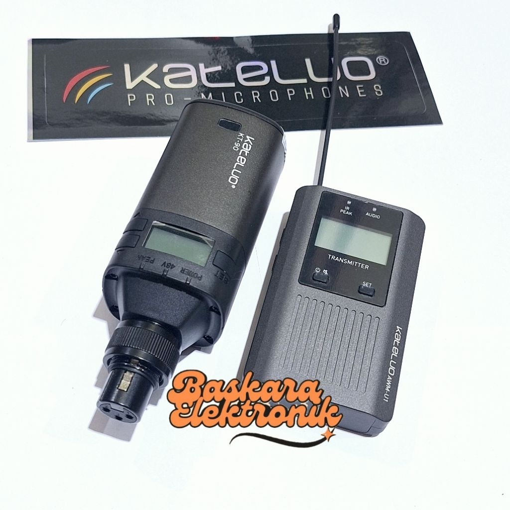 KATELUO - KT90 + WT-U1 Mikrofon Wireless / Wireless Kit / Transmitter Mic