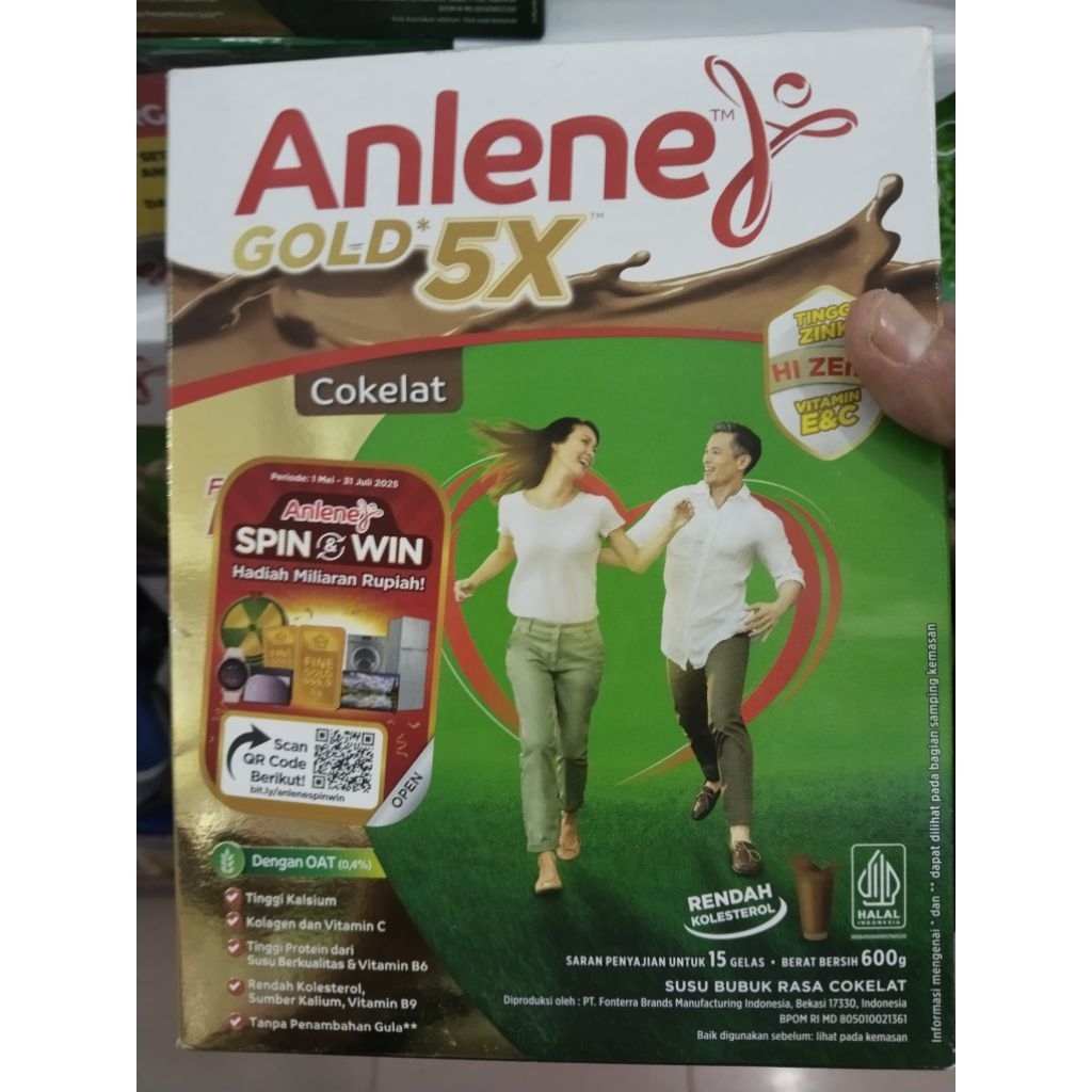 

Anlene gold 600gram rasa coklat exp September 2026
