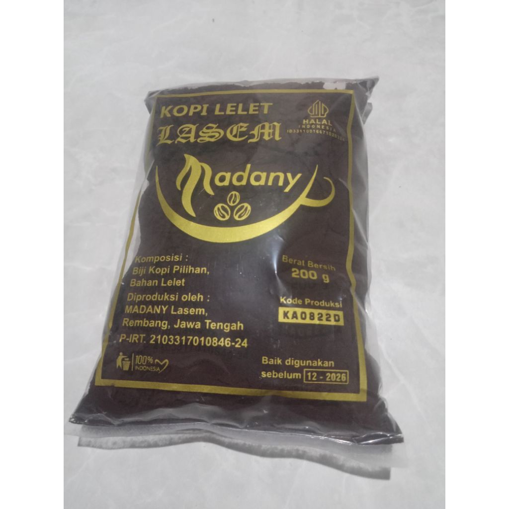 

Kopi Lelet Madany 200 gr khas Lasem