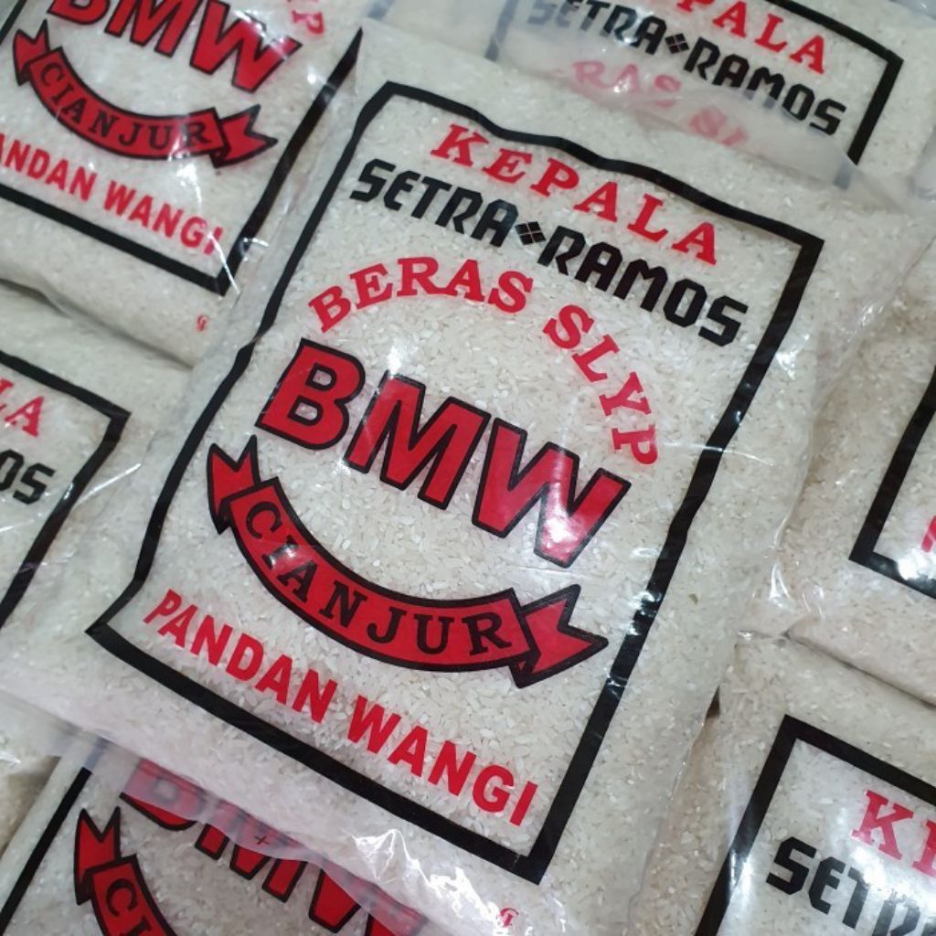 

BERAS SLYP SETRA RAMOS BMW CIANJUR KEMASAN 2 KG/2,5 KG/3 KG/5 LITER/5 KG. PULEN DAN MURAH.