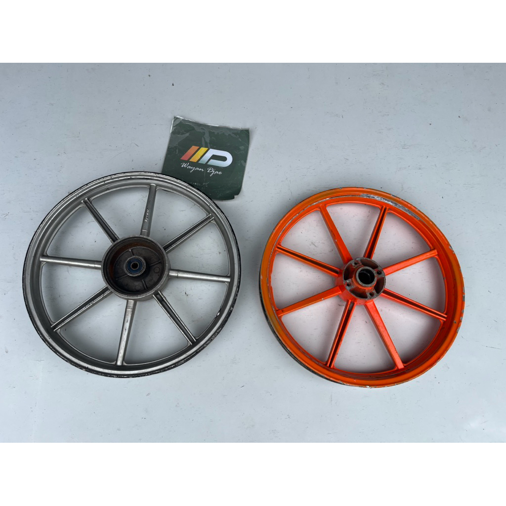 Pelek velg palang 8 yamaha tromol kecil merk sprint lawas tebel second Layak pakai