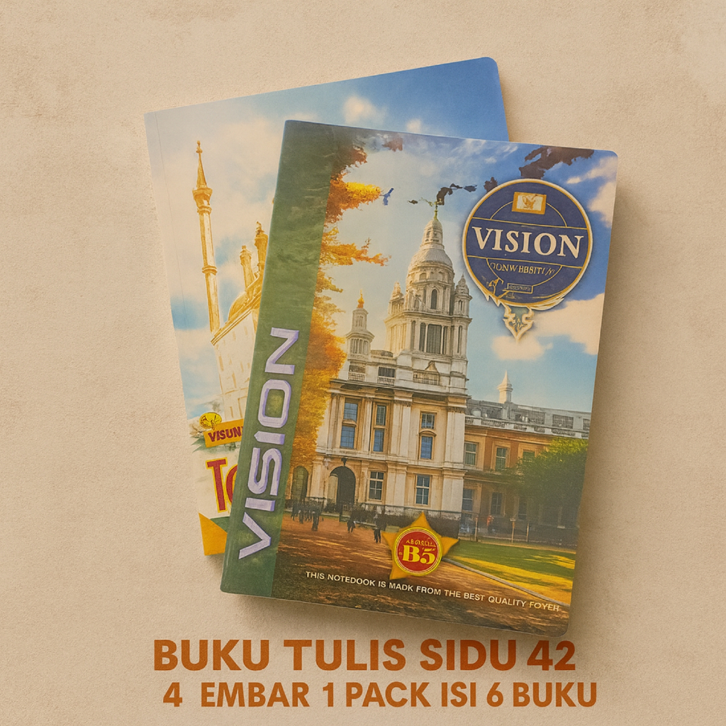 

Buku Tulis SIDU Sinar Dunia 42 Lembar (SATUAN 1 PCS BUKU) B5 Big Boss Campus Vision Random