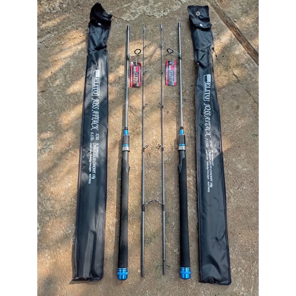 Joran Pancing Sambung 2 Elito Joss Attack Carbon