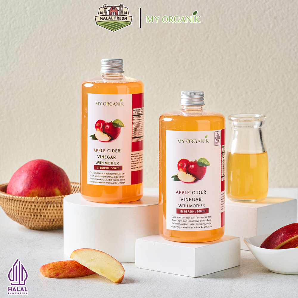 

My Organik Cuka Sari Apel Organik Vinegar With Mother 1L