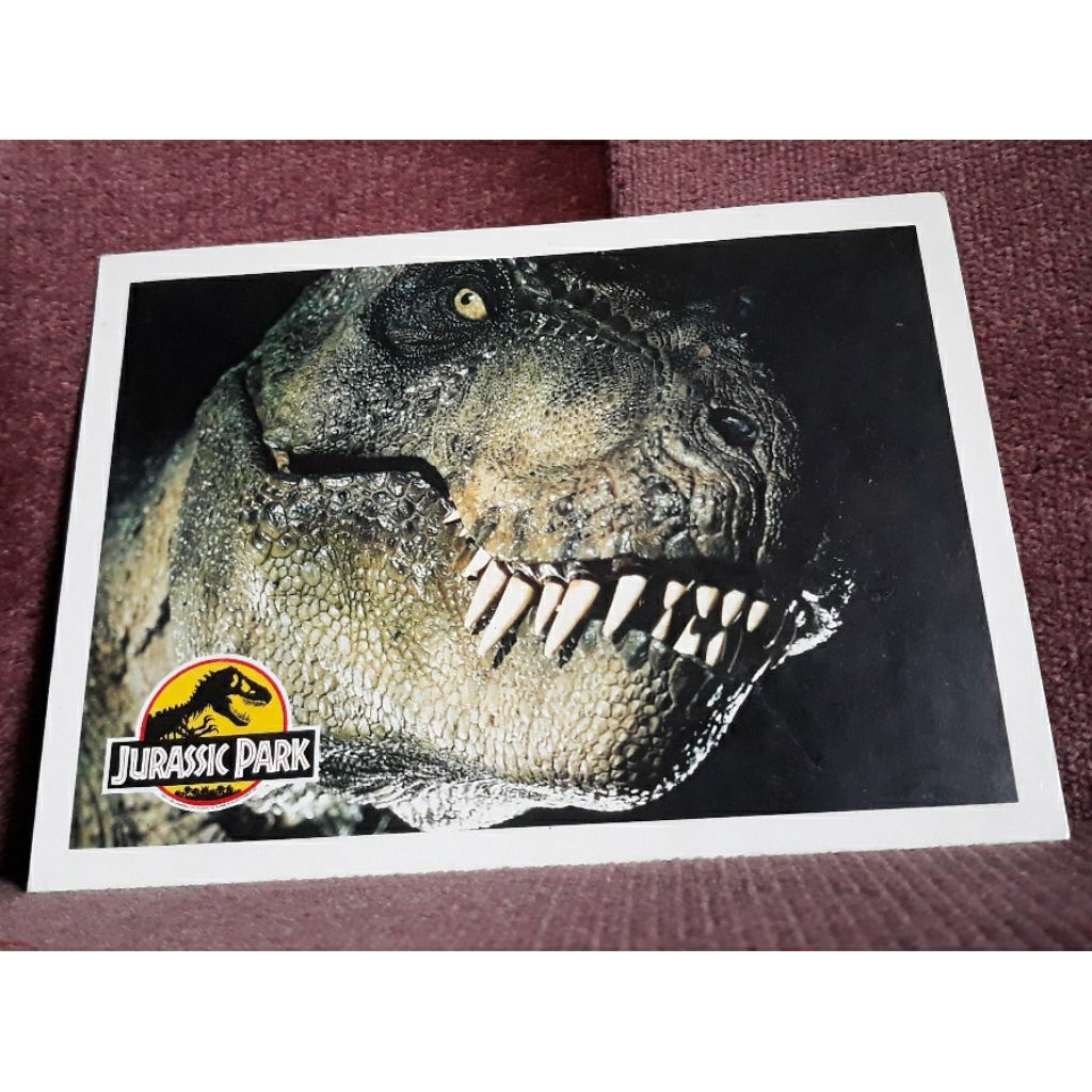 

kartu Post Jadul T-rex Jurassic Park 1992