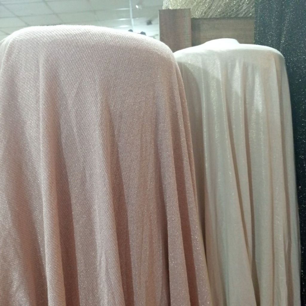 bahan/kain spandek  gliter/antik/korea