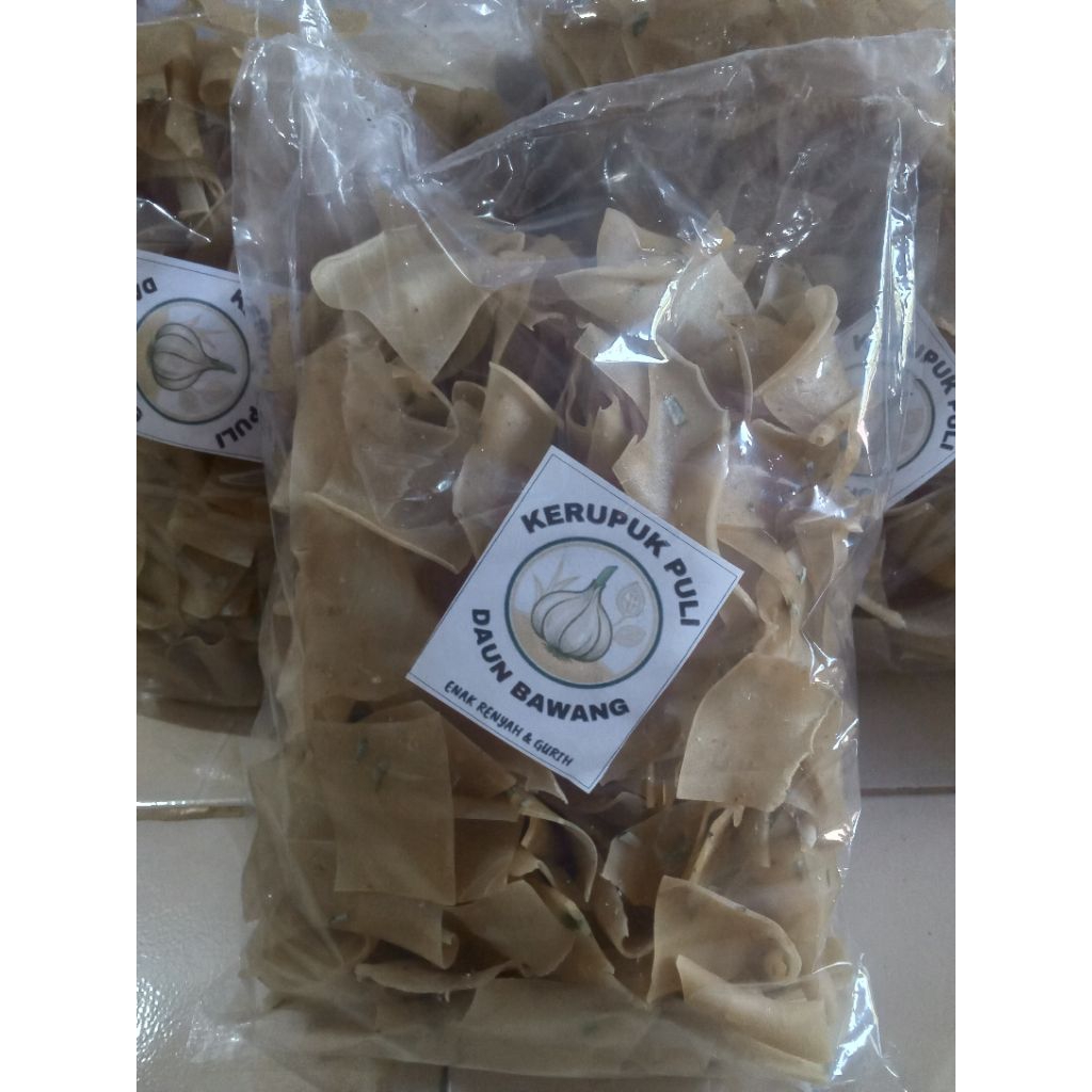 

kerupuk puli daun bawang