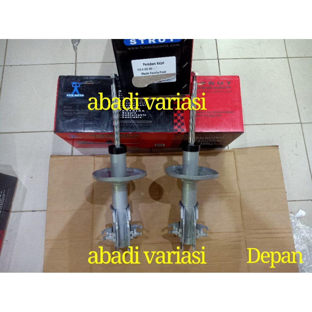 SHOCKBREAKER DEPAN FCS AUTO  MOBIL MAZDA FAMILIA/LANTIS 1995-1999 2PCS