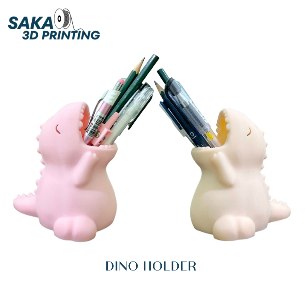 

Dino Holder Desk – Tempat Pensil Organizer Meja Dinosaurus Gemuk Lucu Estetik Multifungsi